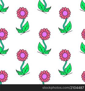red sunflower seamless pattern textile print