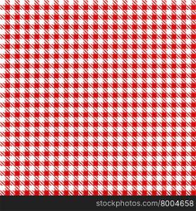 Red Table Cloth Seamless Pattern