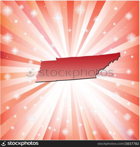 Red Tennessee. Vector illustration