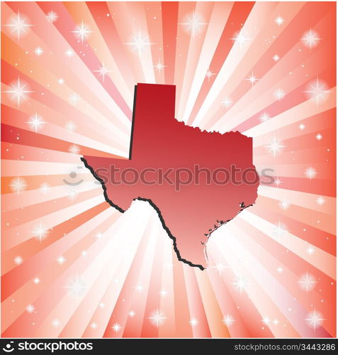 Red Texas. Vector illustration