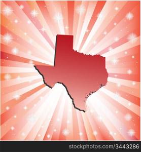 Red Texas. Vector illustration