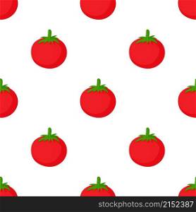 Red tomato pattern seamless background texture repeat wallpaper geometric vector. Red tomato pattern seamless vector