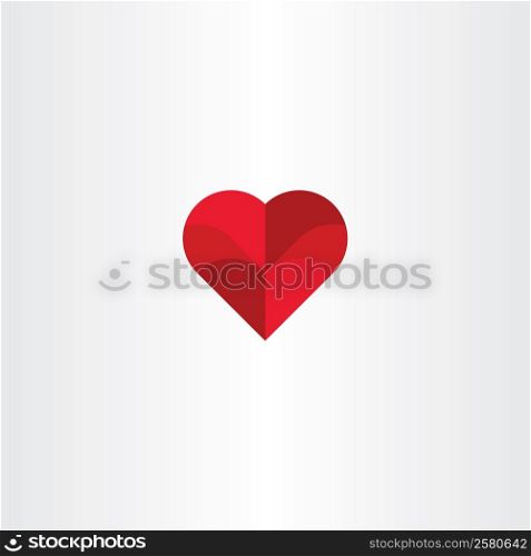 red vector heart background love icon design