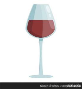 Red wine glass icon cartoon vector. Cellar winery. Bar store. Red wine glass icon cartoon vector. Cellar winery