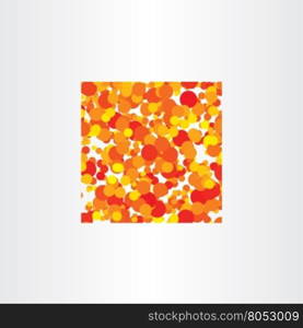 red yellow circles vector background