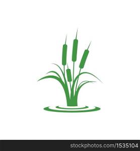 Reeds icon vector design template and symbol
