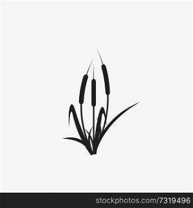 reeds illustration vector icon