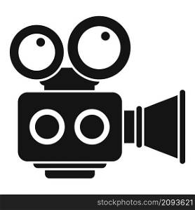 Reel camera icon simple vector. Video camcorder. Movie video. Reel camera icon simple vector. Video camcorder