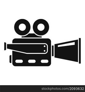 Reel cinema camera icon simple vector. Video camcorder. Record videography. Reel cinema camera icon simple vector. Video camcorder