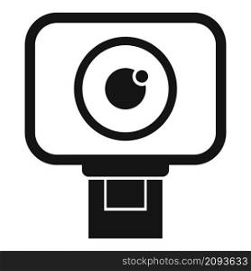 Reel cinema camera icon simple vector. Video camcorder. Record videography. Reel cinema camera icon simple vector. Video camcorder