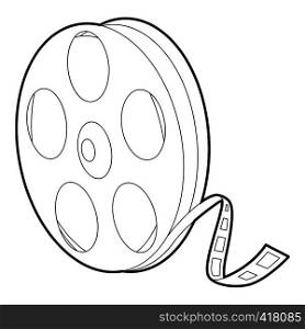 Reel icon. Outline illustration of reel vector icon for web. Reel icon, outline style