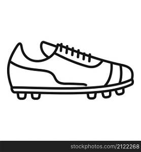Referee boot icon outline vector. Soccer coach. Foul player. Referee boot icon outline vector. Soccer coach