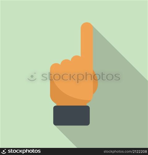 Referee finger sign icon flat vector. Penalty judge. Sport game. Referee finger sign icon flat vector. Penalty judge