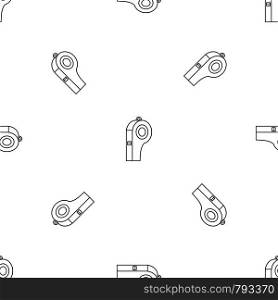 Referee whistle pattern seamless vector repeat geometric for any web design. Referee whistle pattern seamless vector