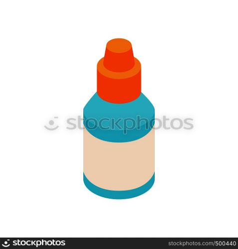 Refilling bottle icon in isometric 3d style on a white background. Refilling bottle icon. isometric 3d style