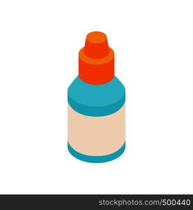 Refilling bottle icon in isometric 3d style on a white background. Refilling bottle icon. isometric 3d style