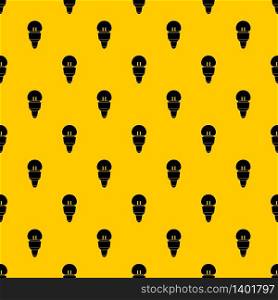 Reflector bulb pattern seamless vector repeat geometric yellow for any design. Reflector bulb pattern vector