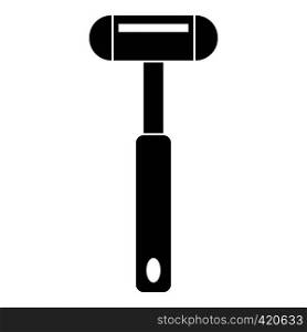 Reflex hammer icon. Simple illustration of reflex hammer vector icon for web. Reflex hammer icon, simple style