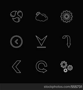 refresh , download , back , arrows , directions , left , right , pointer ,icon, vector, design, flat, collection, style, creative, icons ,