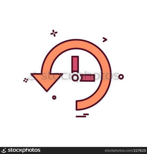 Refresh icon design vector
