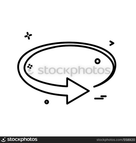 Refresh icon design vector