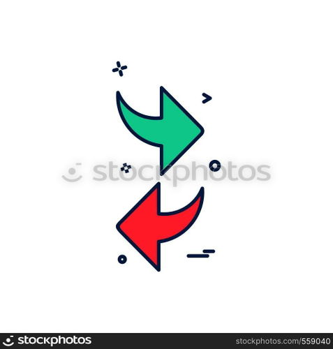 Refresh icon design vector
