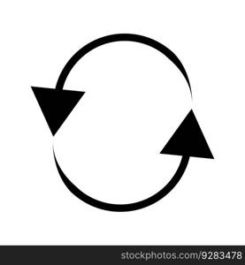 Refresh icon vector illustration logo design