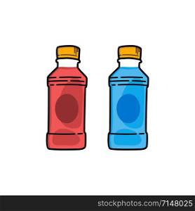 refreshment drink soda juice plastic bottle vector art. refreshment drink soda juice plastic bottle vector