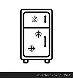 refrigerator icon design, flat style icon collection