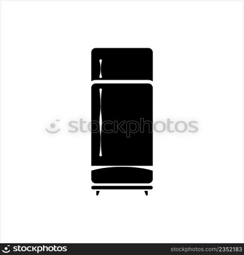 Refrigerator Icon Design Vector Art Illustration