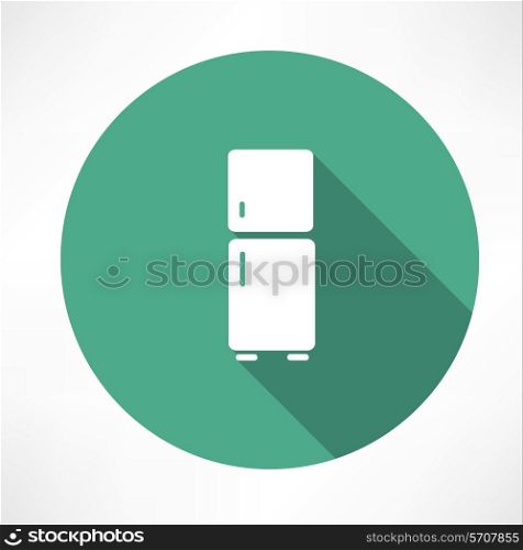 Refrigerator icon. Flat modern style vector illustration