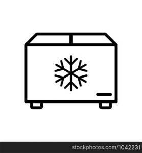 Refrigerator icon trendy