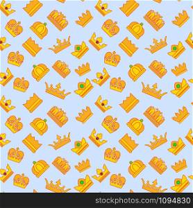 Regal pattern seamless. Cartoon of regal vector pattern seamless for web, poster and wrapping paper. Regal pattern seamless, cartoon style
