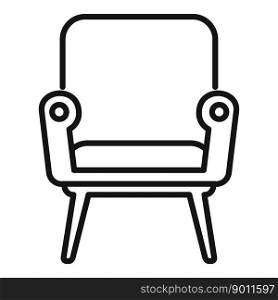 Relax armchair icon outline vector. Interior furniture. Luxury design. Relax armchair icon outline vector. Interior furniture