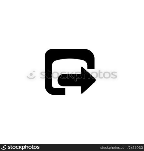release icon vector design templates white on background