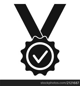 Reliability medal icon simple vector. Back guarantee. Best money. Reliability medal icon simple vector. Back guarantee