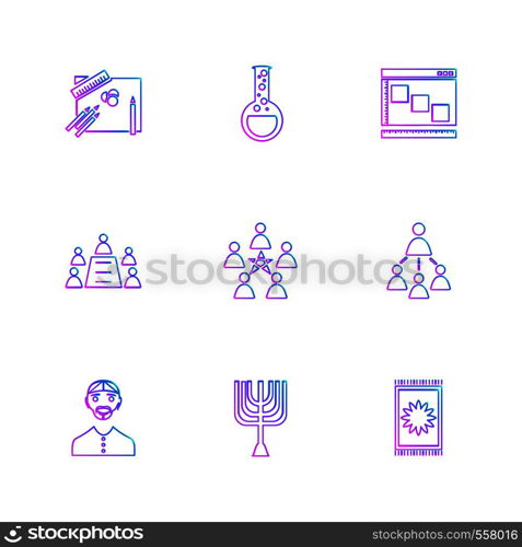 religion , networks , team , science , share , networking , islam , jesus , christan , god , father , islam , prayer , cross , technology , maths , icon, vector, design, flat, collection, style, creative, icons