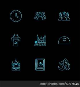 religion , networks , team , science , share , networking , islam , jesus , christan , god , father , islam , prayer , cross , technology , maths , icon, vector, design,  flat,  collection, style, creative,  icons