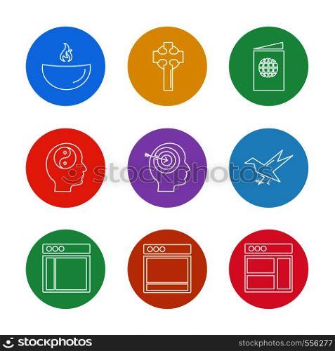religion; networks; team; science; share; networking; islam; jesus; christan; god; father; prayer; cross; technology; maths; icon; vector; design; flat; collection; style; creative; icons , hindu , geeta , website , ui ,