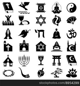 Religions symbol vector image