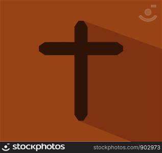 Religious cross icon