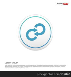 Reload Icon Hexa White Background icon template - Free vector icon