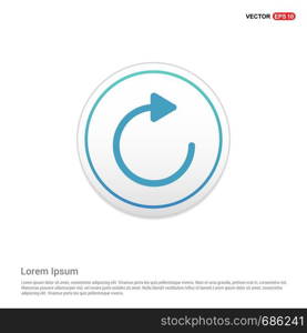 Reload Icon - white circle button
