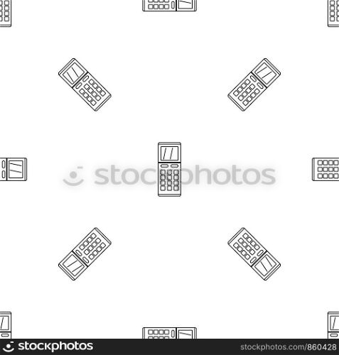 Remote control air conditioner pattern seamless vector repeat geometric for any web design. Remote control air conditioner pattern seamless vector