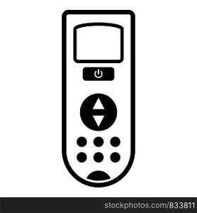 Remote control conditioner icon. Simple illustration of remote control conditioner vector icon for web design isolated on white background. Remote control conditioner icon, simple style