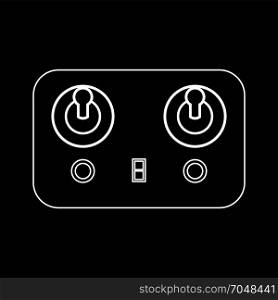 Remote control icon .