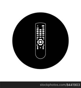 remote control logo illustration design