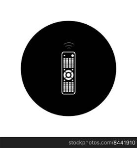 remote control logo illustration design