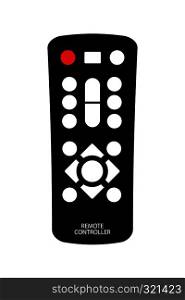 Remote controller - icon, isolated on white background,flat vector illustration. Remote controller - icon,