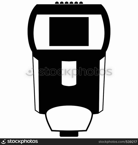 Remote flash icon in simple style isolated on white background. Remote flash icon, simple style